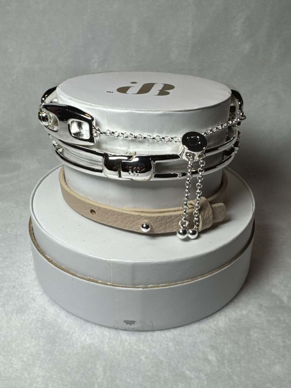 Bomb Party 'Cheers To The Good Life' Silver Plated Stack with Champagne Tower - Picture 4 of 5